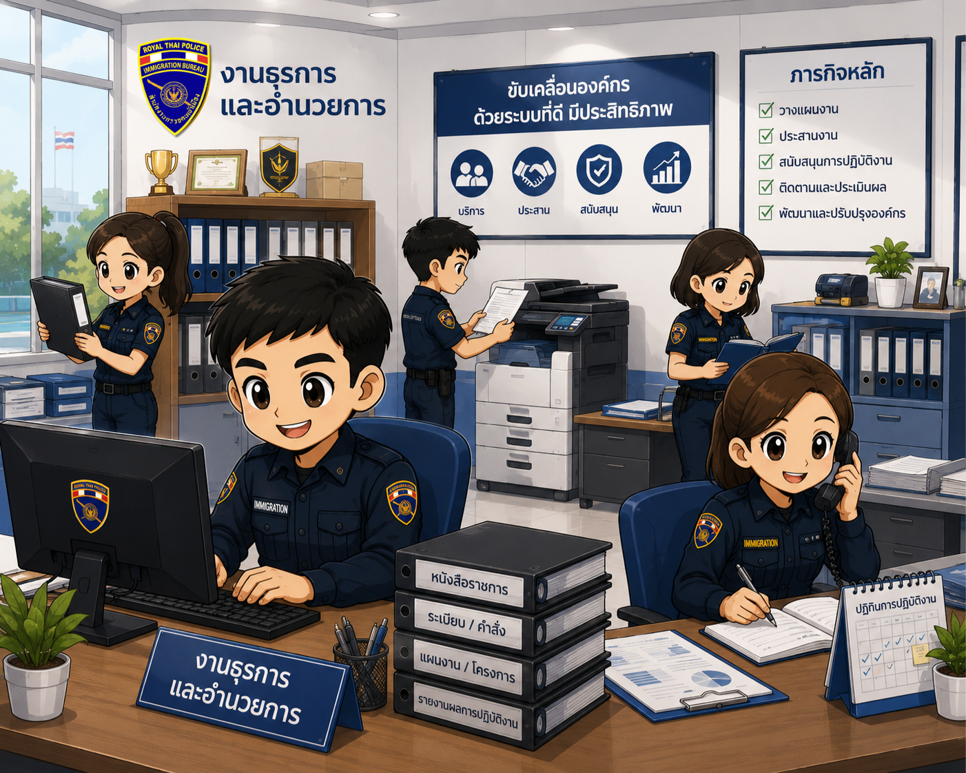 งานธุรการ/อำนวยการ